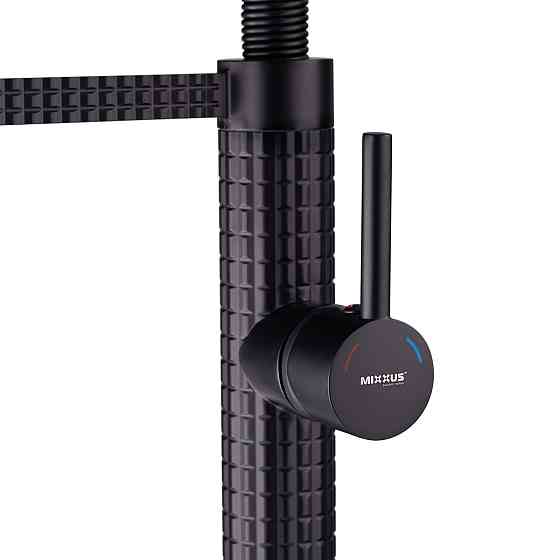 Кухонный смеситель Mixxus Premium Spark 017 BLACK MI6969 Харьков