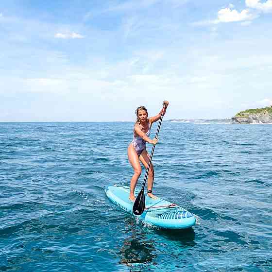 Надувная доска для серфинга Aqua Marina Vapor SUP с веслом поводком рюкзаком и насосом 315 х 79 х 15 Дніпро