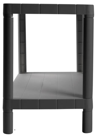 Этажерка 2-х ярусная Violet House 6032 Olympic GREY 27х42х39 см (7040708) Киев