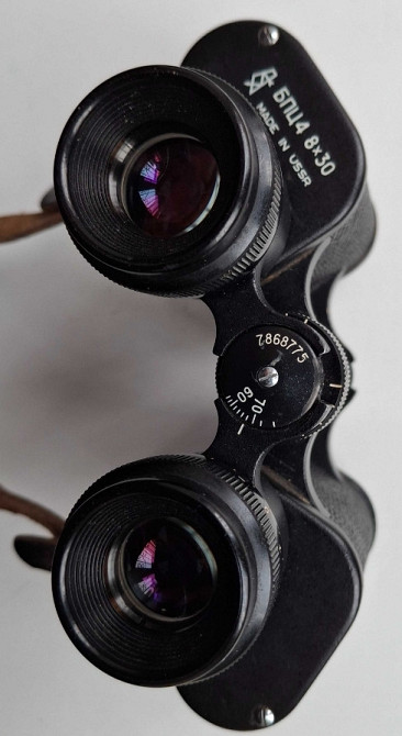 Бінокль БЖЦ-4 8х30 з кофром зроблено в ссер. Харків - фото 1