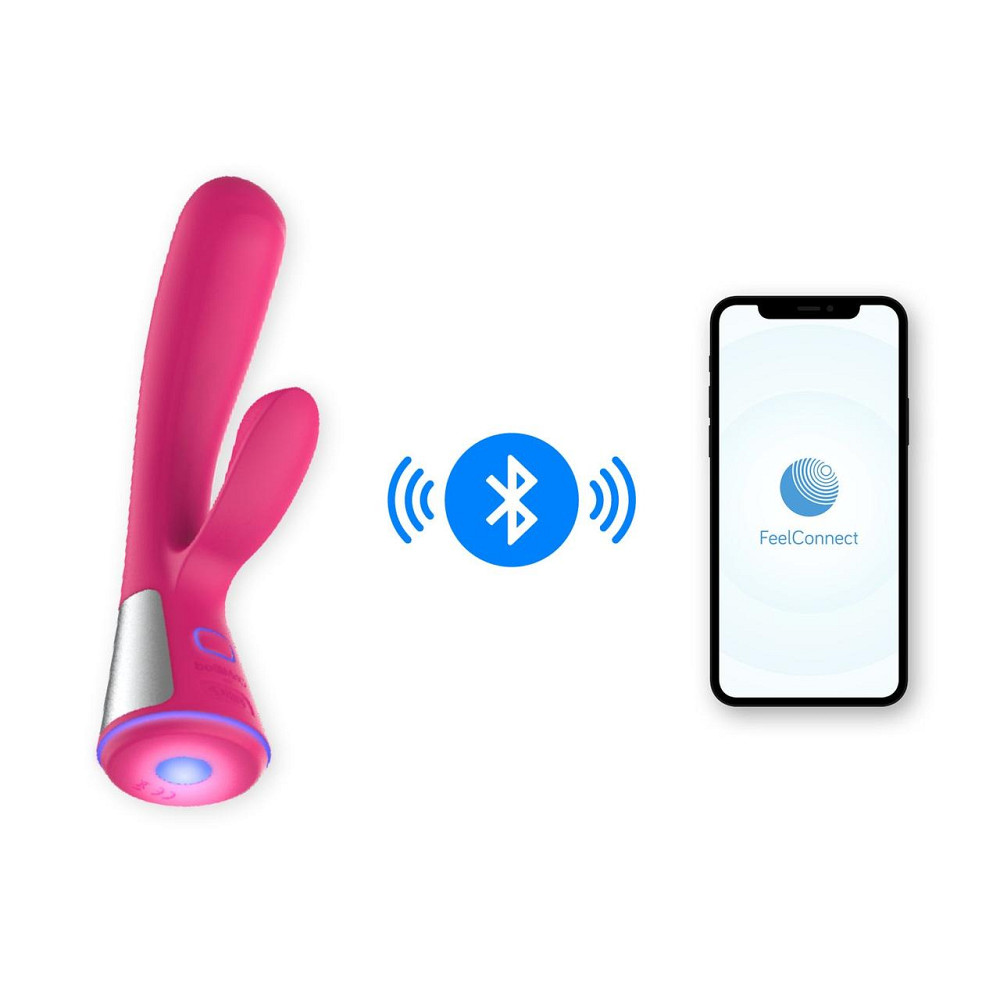 Вибратор-кролик Ohmibod Fuse KIIROO с интерактивным подключением, розовый Sex Aura Киев - изображение 2