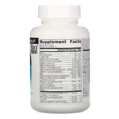 Витаминно-минеральный комплекс Source Naturals Комплекс для Поддержки Хорошего Настроения, St. John's Positiv (SN0348) Винница - изображение 2