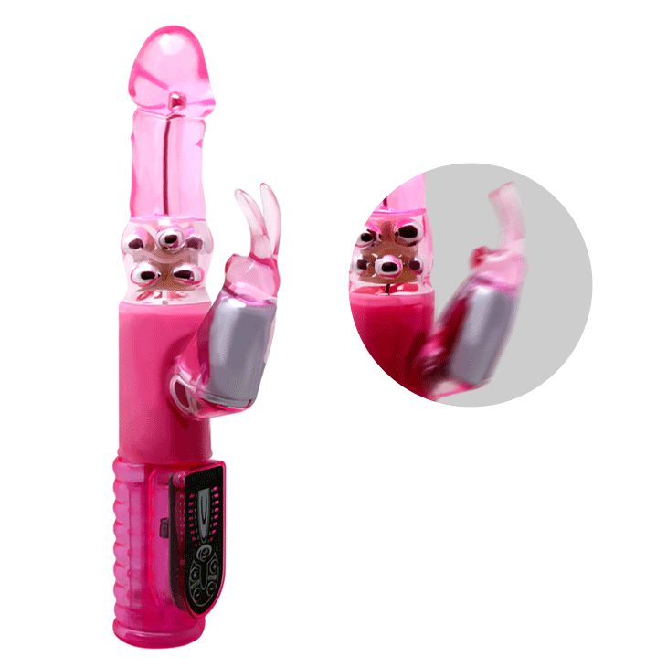Вибратор с стимулятором клитора и функцией ротации BAILE - Pleasurizer Legend toyz, 8 vibration functions 8 Sex Aura Киев - изображение 6