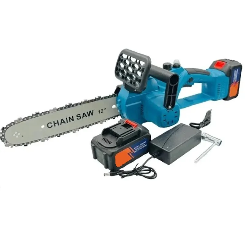 Акумуляторна ланцюгова пилка Chain Saw 12'' DOMOTEC 8485 – надійна та автономна, для саду та дачі Одеса - фото 11