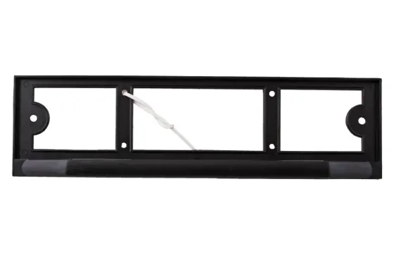 Рамка под номер с подсветкой Master Speed черная Винница