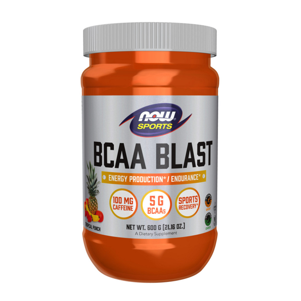 Амінокислоти Now Foods BCAA Blast Powder 600 грам Тропік Київ - фото 1