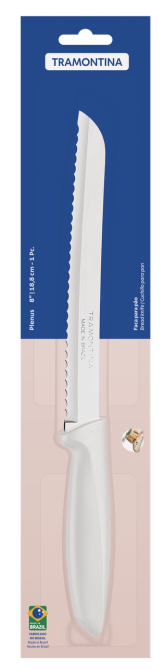 Ніж для хліба Tramontina Plenus light grey, 203 мм (6740794) Київ - фото 2