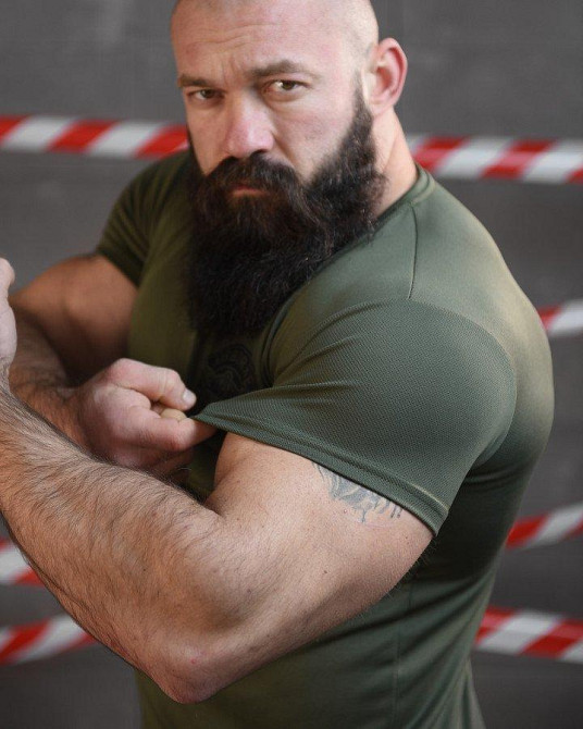 Тактическая потоотводящая футболка SABUR АЙР БОРН ОЛИВА  ВН1013 Одесса - изображение 5