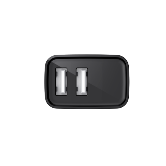 Зарядний пристрій мережевий 2USB 2,1А чорний Havit HV-H131P Житомир