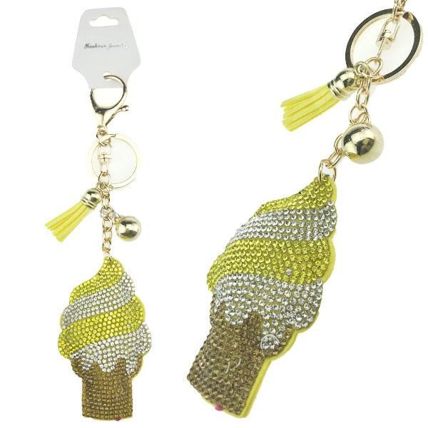 Брелок женский со стразами Мороженое Киев - изображение 1