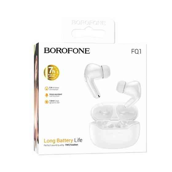 Бездротові навушники BOROFONE FQ1 Shine wireless BT headset White Київ