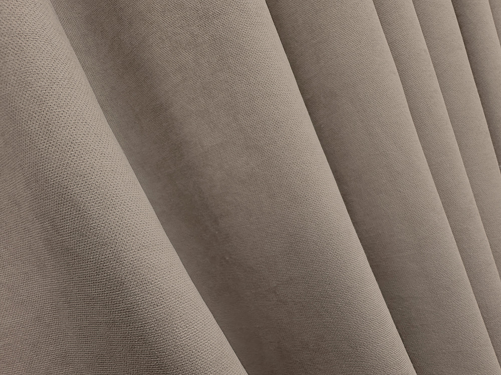 Комплект готових штор VR-Textil Мікровелюр Petek № 1487ш Какао 150х290 см 2 шт (33-0377) Київ - фото 14
