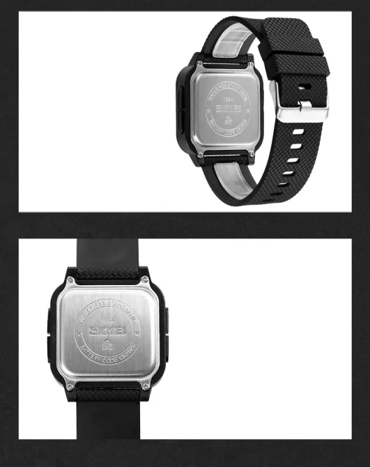 Чоловічий наручний годинник Skmei 1894 (Чорний з чорним циферблатом) Вінниця - фото 10