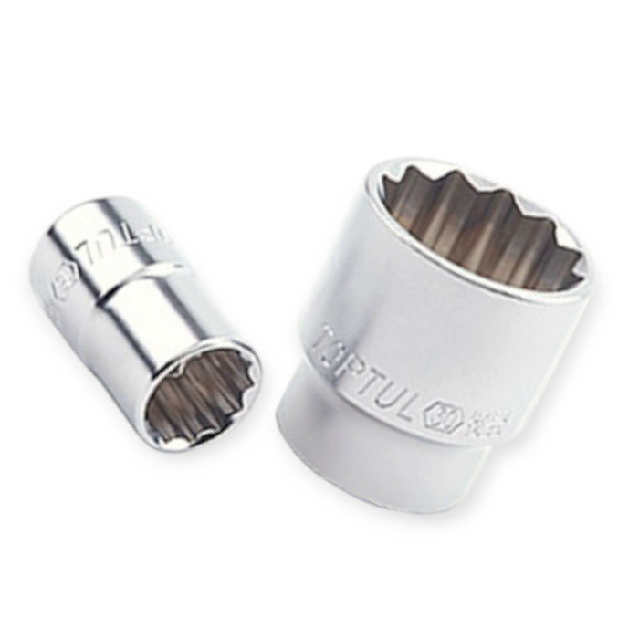 Головка торцевая двенадцатигранная 1/2 21мм CrV Мукачево - изображение 1