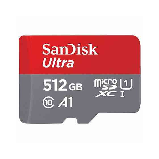 Карта памяти microSDXC (UHS-1) SanDisk Ultra 512Gb class 10 A1 (150Mb/s) (adapter SD) Киев