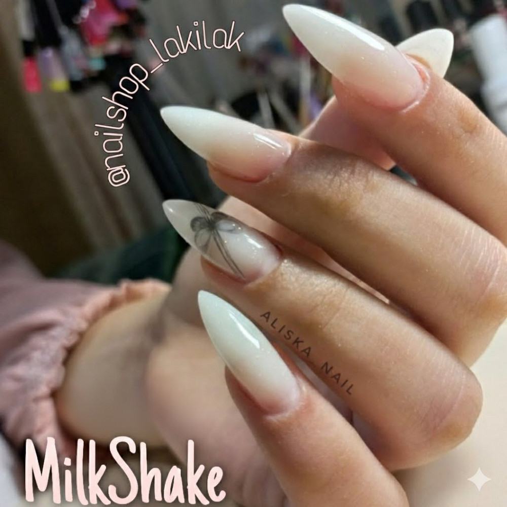 Молочний (теплий відтінок) гель для нарощення нігтів Польща MilkShake 15мл Херсон - фото 1