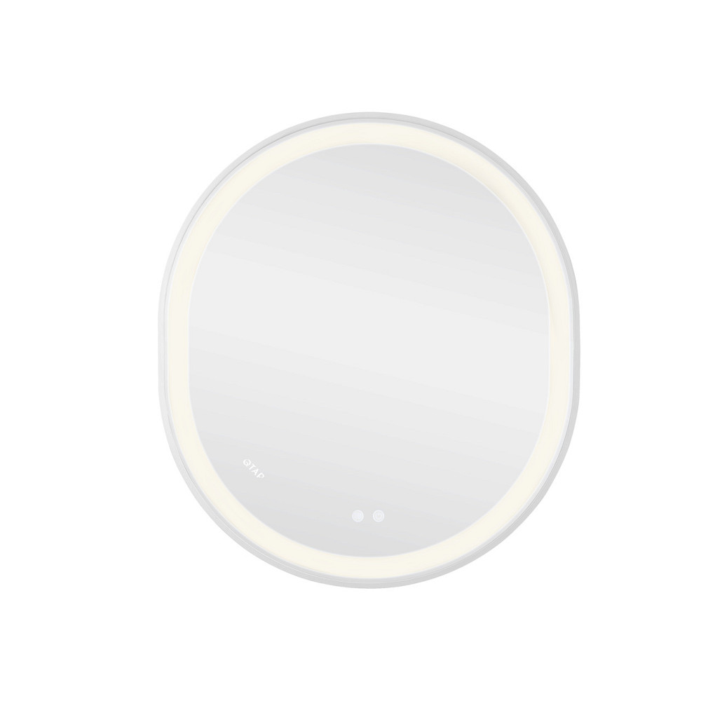 Зеркало Qtap Gemini 800х700 с LED-подсветкой Touch, с антизапотеванием, с диммером, рег. темп. цвета (3000-6500K) QT2578R8071W Киев - изображение 4