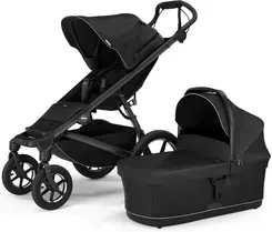 Детская коляска Thule Urban Glide 4-wheel Black on Black Głęboko Spacerowy Киев
