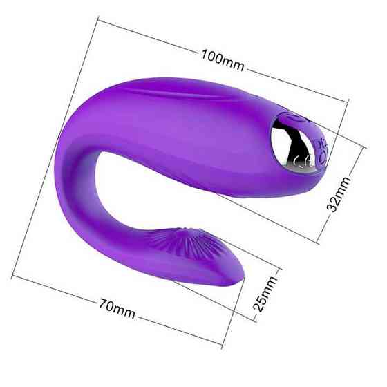 Вібратор для пар G-Sex USB Фіолетовий Вінниця