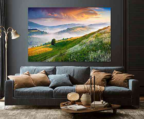 Картина холст в гостиную / спальню   Природа гір  MLP_222 Киев