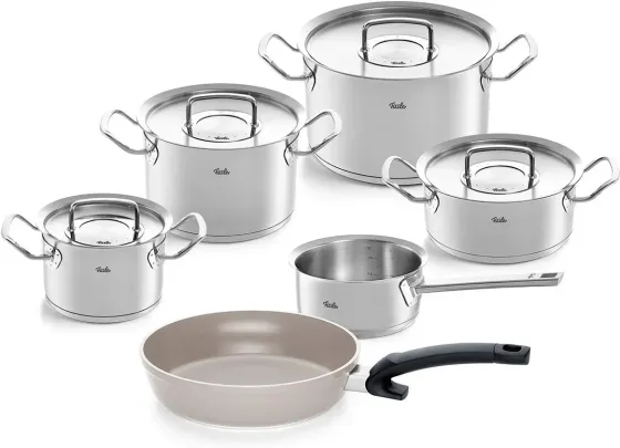 Fissler Zestaw 5 garnków OPC + Сковорідка 24 cm Ceratal Comfort (08422806000) Київ
