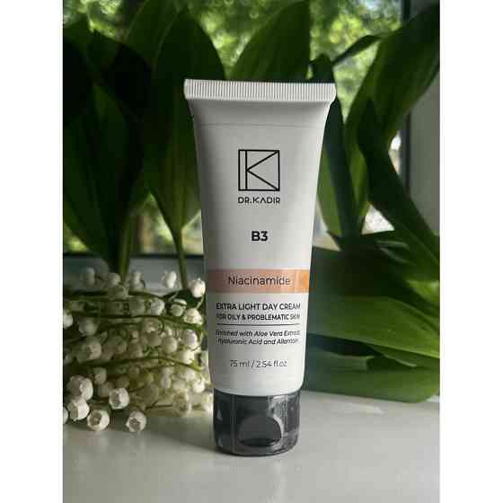 Крем для обличчя для проблемної та жирної шкіри Dr. Kadir В3 Extra Light Day Cream for Oily and Problematic Skin, 75 мл Дніпро