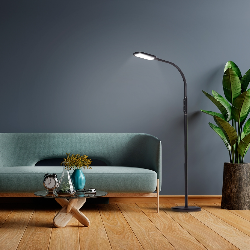 Торшер підлоговий LED 14W 3000-5500K 220V чорний VL-TF07B Videx Житомир - изображение 4