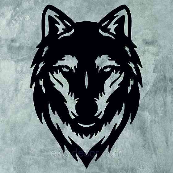Декоративное настенное Панно «Волк», Декор на стену Киев