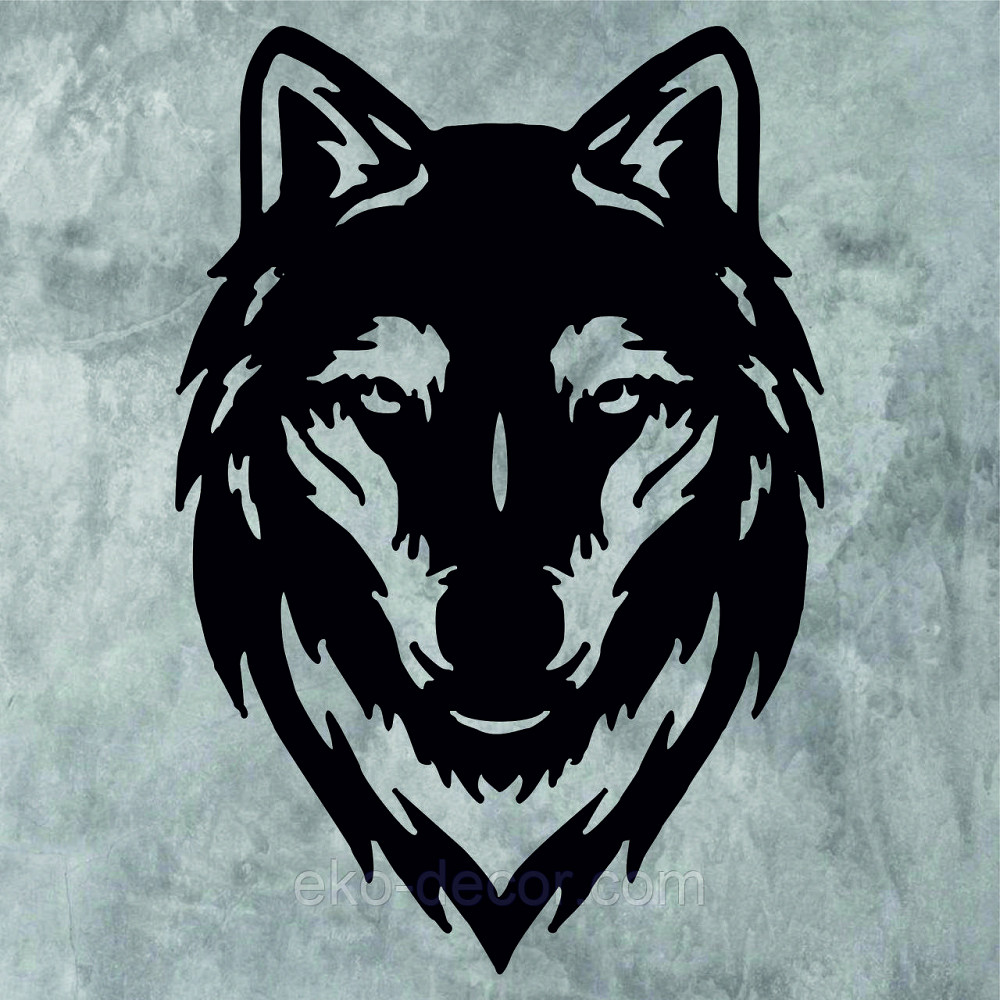 Декоративное настенное Панно «Волк», Декор на стену Киев - изображение 5