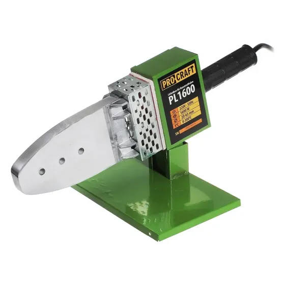 Паяльник для пластикових труб Procraft PL1600, Якісний паяльник для пластикових труб 1600 Вт, Паяльник трубний Львів