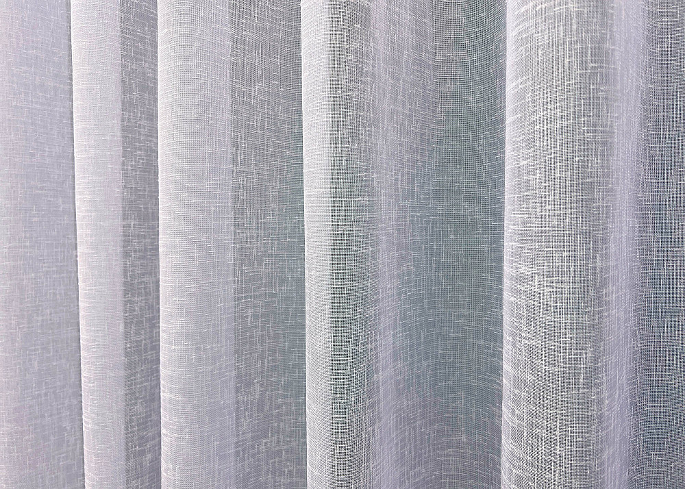 Тюль VR-Textil 2027т Льон однотонний Світло блакитний 400х270 см (42-1097) Київ - фото 7