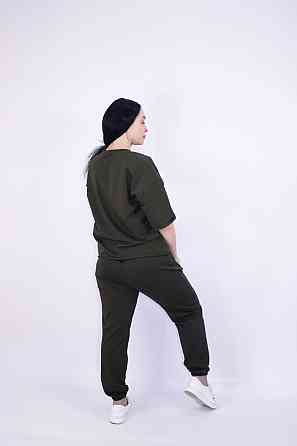 Костюм спортивний жіночий літній (футболка+штани) трикотажний XS/S Харків