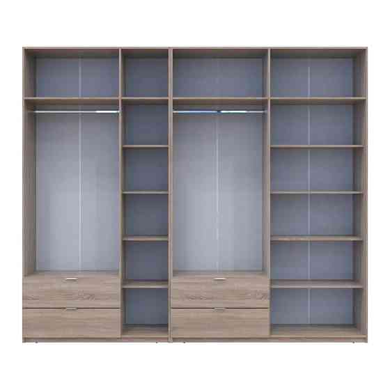 Шкаф для одежды Doros Лукас Дуб сонома 3+4 ДСП 280х50х240 DRS-011706 (42005119) Днепр