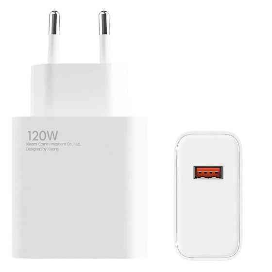 Универсальное сетевое зарядное устройство Xiaomi Turbo Fast Charge EU 120W MDY-13-EE (Белое) Николаев