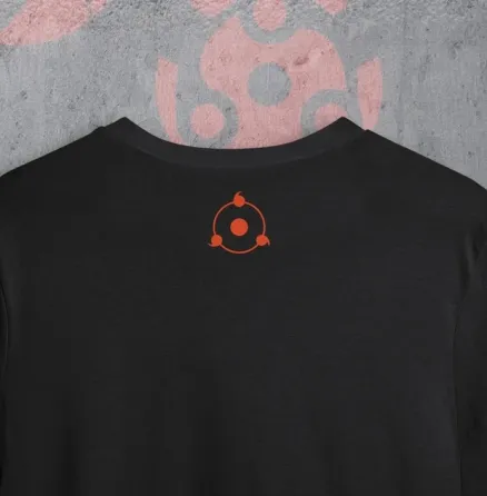 Футболка для подростка мальчика с принтом Наруто Клан Учиха Размер 160 Anime10005 Днепр