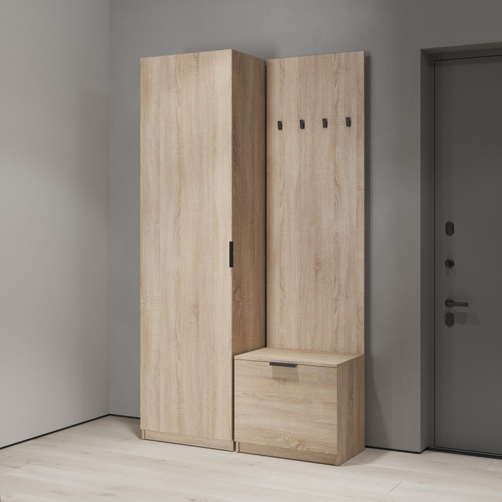 Прихожая VAYS, комплект в прихожую №4 Дуб Сонома Львов - изображение 1