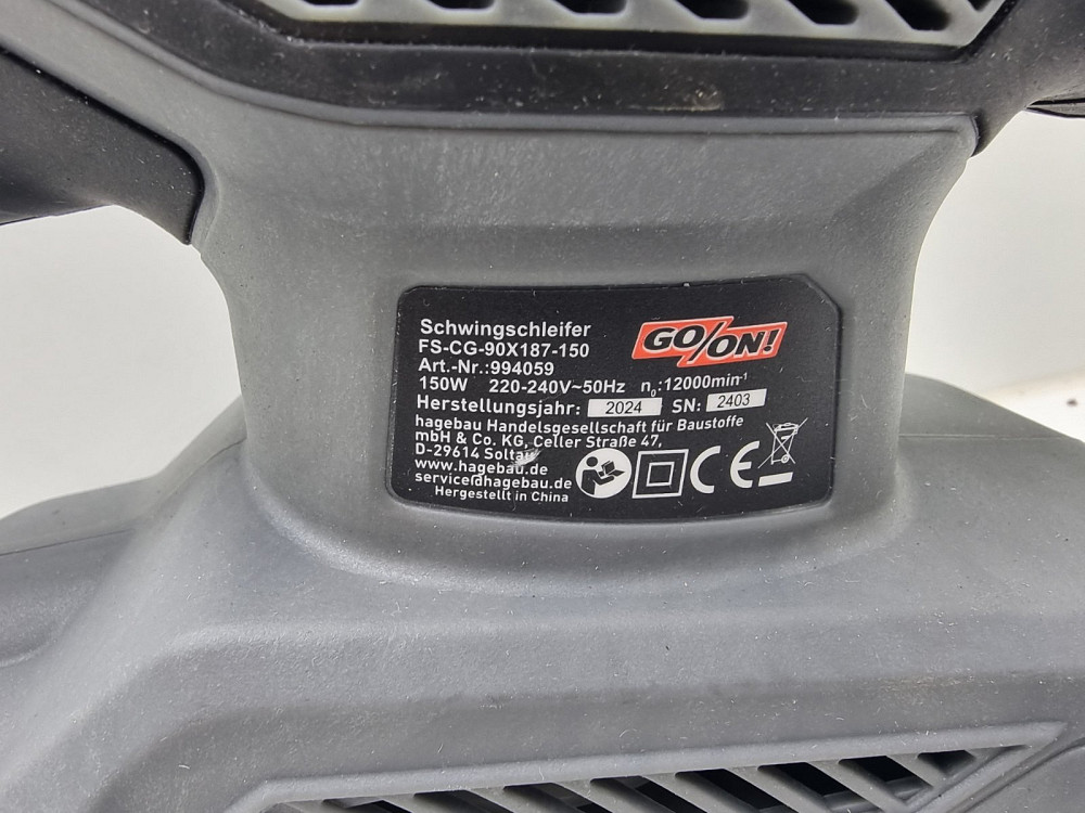 Шліфувальна машина Go/On FS-CG-90X187-150 Луцк - изображение 3