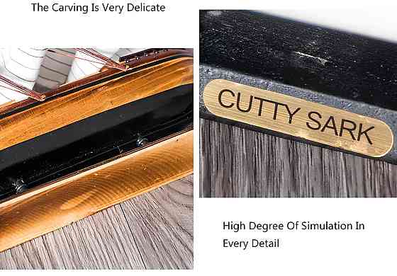 Модель дерев`яного вітрильника з підсвічуванням RESTEQ 20х20 см, Модель вітрильник з дерева Київ