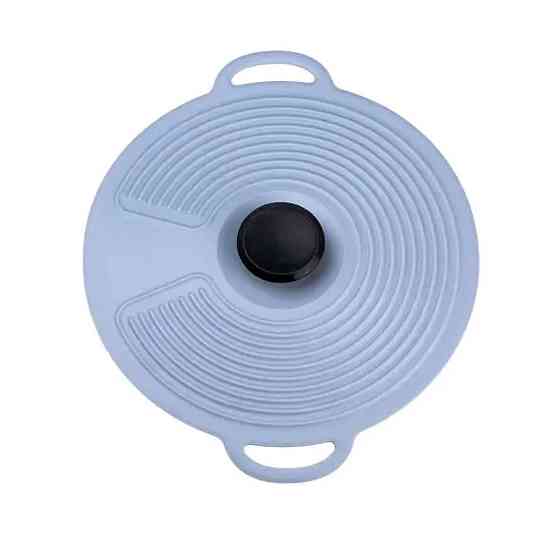 Багаторазова силіконова кришка універсальна 24 х 20.4 см Сірий HP34540S Коломия