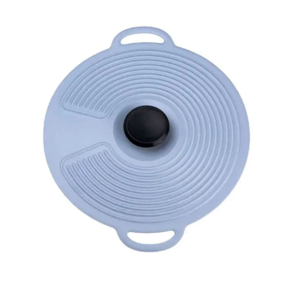 Багаторазова силіконова кришка універсальна 24 х 20.4 см Сірий HP34540S Коломия - фото 1