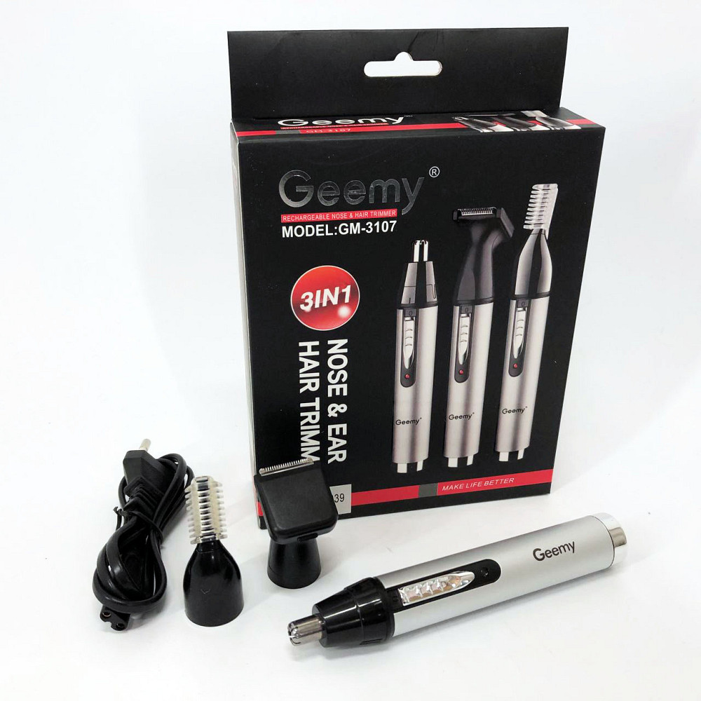 Тример для бороди носа вух волосся GEMEI, Тример для носа і вух хорошої якості насадка KC-80 Львів - фото 13