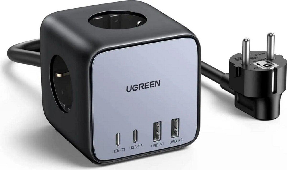 Сетевое зарядное устройство UGREEN CD268 65W DigiNest Cube UGR-60113 Одесса - изображение 1