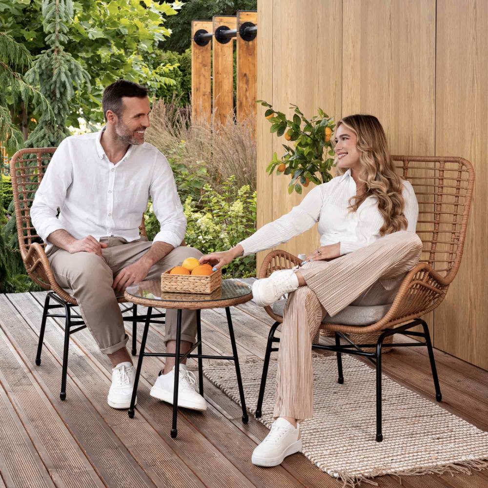 Набір садових меблів Di Volio Sorrento бежевий/світло-сірий Київ - фото 2