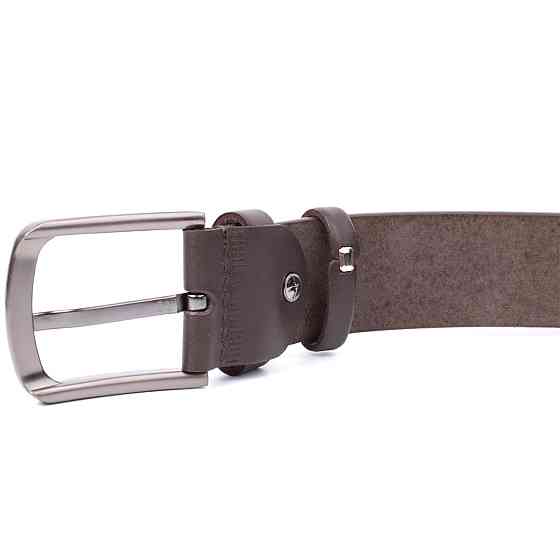 Стильний чоловічий ремінь із натуральної шкіри Vintage 20805 Коричневий Київ