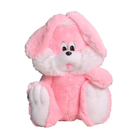 Зайчик Алина сидячий 110 см розовый Киев