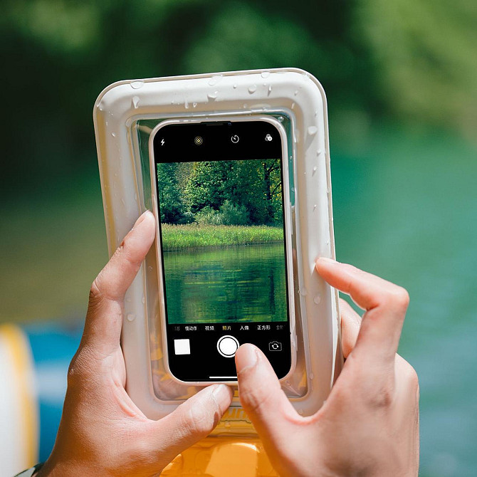 Водонепроникний чохол для телефону Naturehike CNK2300BS015, темно-зелений Киев - изображение 5