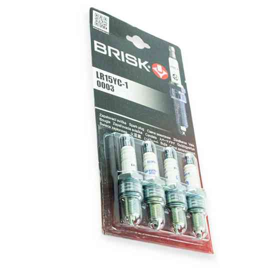 Свічки Super (LR15YC-1) 2108-2110 інжектор.з 1,1 блістер 0003 Brisk Мукачево