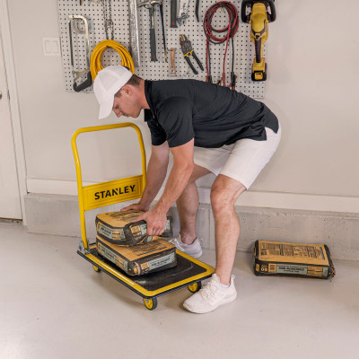 Візок вантажний Stanley платформний, антиковзна поверхня, платформа 73,5x47см, до 150кг (SXWT-PC527) Вінниця - фото 4