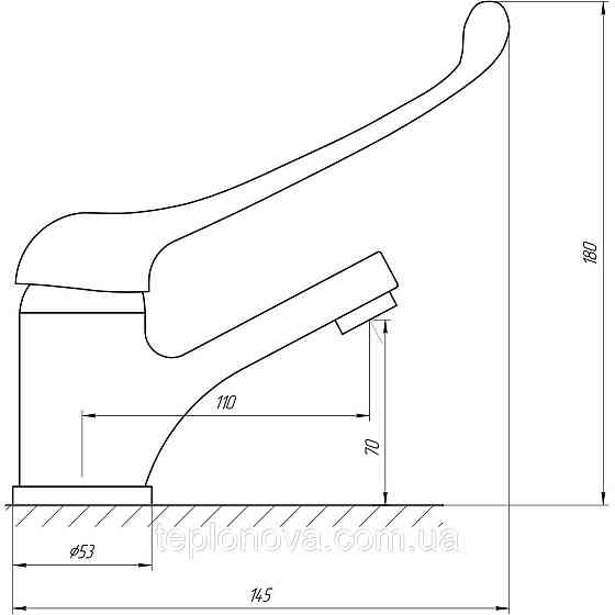 Смеситель для умывальника Globus Lux CLINIC GLCA-1011 Черновцы