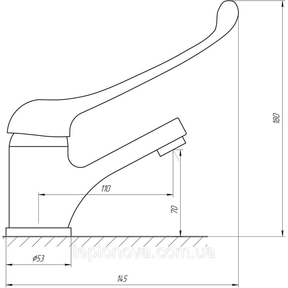 Смеситель для умывальника Globus Lux CLINIC GLCA-1011 Черновцы - изображение 4